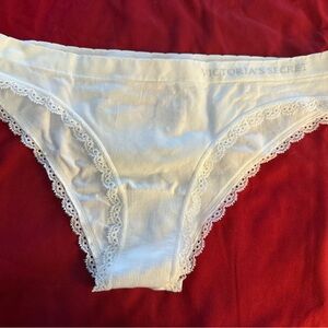Victoria's Secret White Lace Panty